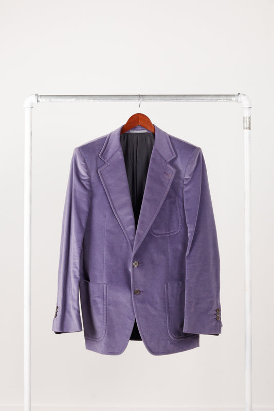 Yves Saint Laurent Rive Gauche AW05 'Velour' Blazer Purple (2005)