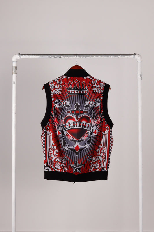 Jean Paul Gaultier x OVS FW16 'Reversible Tattoo Graphic' Shell Vest (2016)