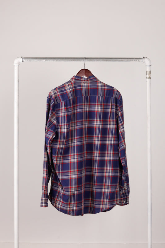 Supreme SS10 'Lightweight Plaid' Shirt Navy (2010)