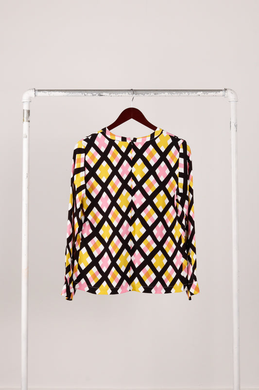 Marni AW12 'Argyle Weave Printed' Blouse (2012)