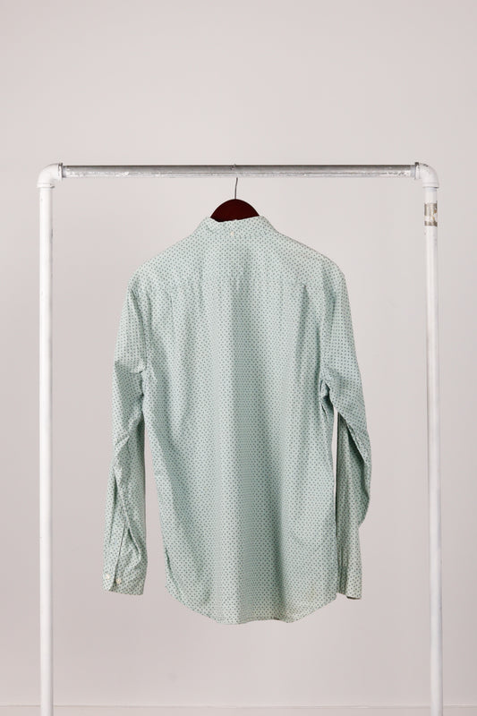 Supreme FW12 'Deco Pattern' Oxford Shirt Teal (2012)