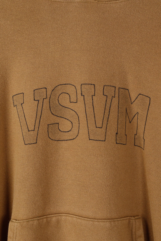 Visvim FW15 'Vintage Sketch Logo' Hooded Sweatshirt Olive (2015)