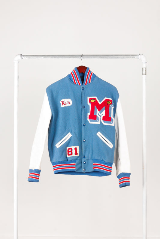 Vintage 1981 Nelson's 'Madison HS Portland, OR' Varsity Letterman Jacket