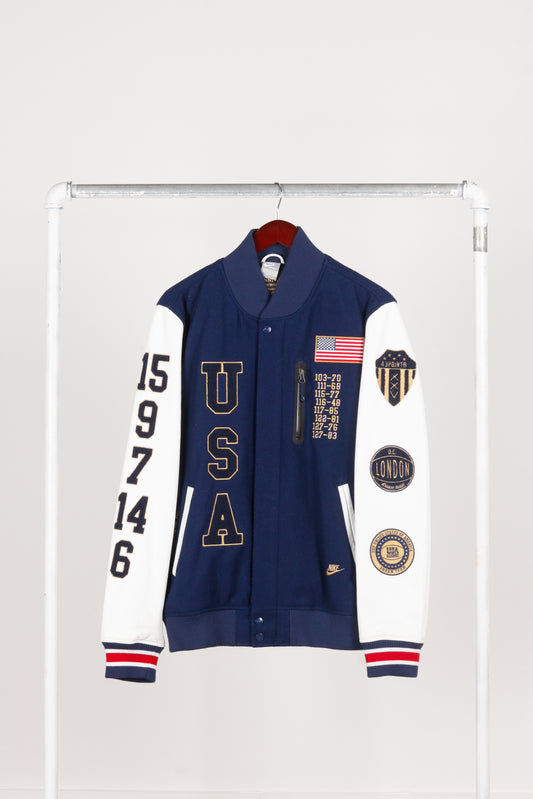 Nike 'Team USA 20th Anniversary Dream Team' Destroyer Varsity Jacket Navy (2012)