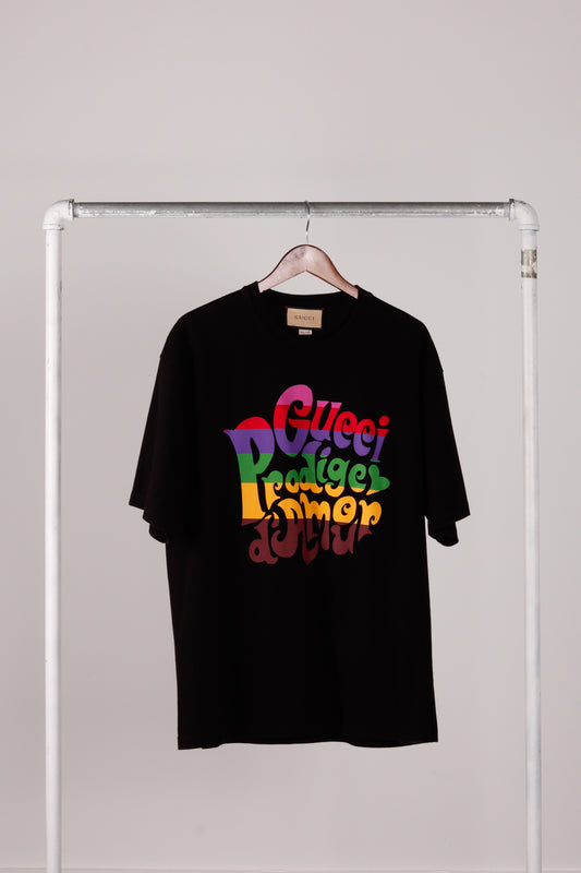 Gucci SS21 'Prodige d'Amour' Jersey Tee Black (2021)