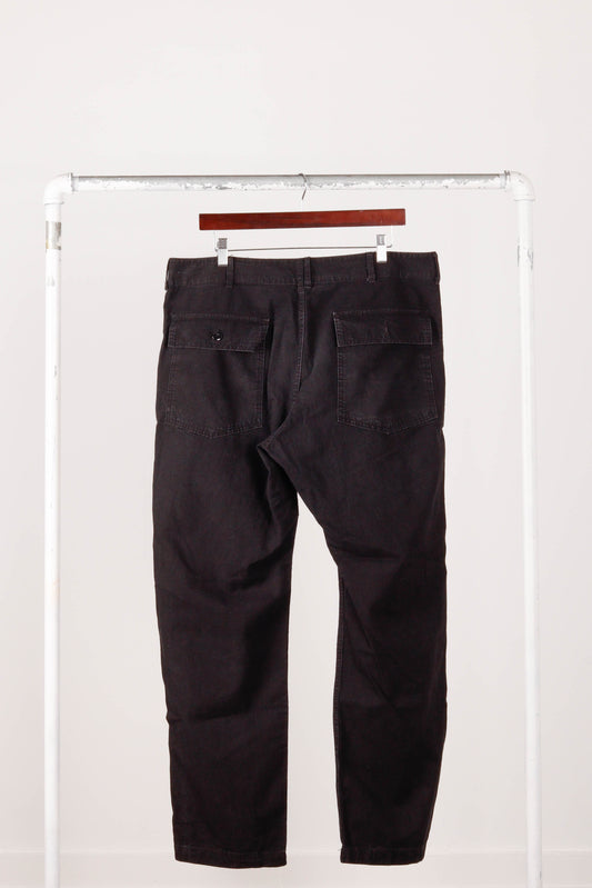 Engineered Garments FW22 'Fatigue Bull Denim' Pants Black (2022)