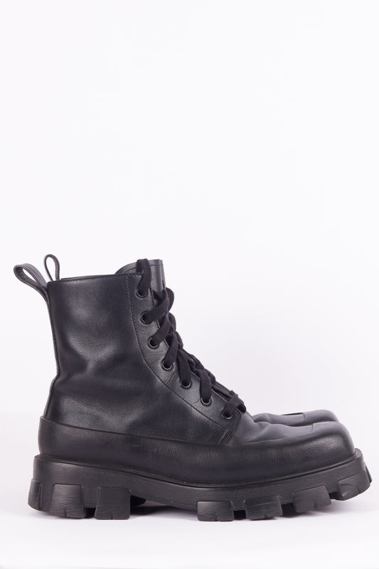 Prada FW23 'Monolith Lug Sole' Combat Boot Black (2023)