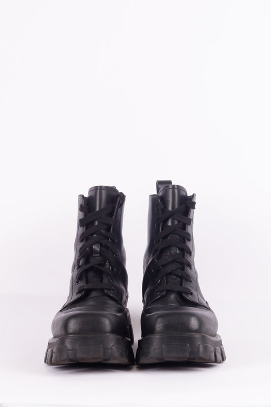 Prada FW23 'Monolith Lug Sole' Combat Boot Black (2023)