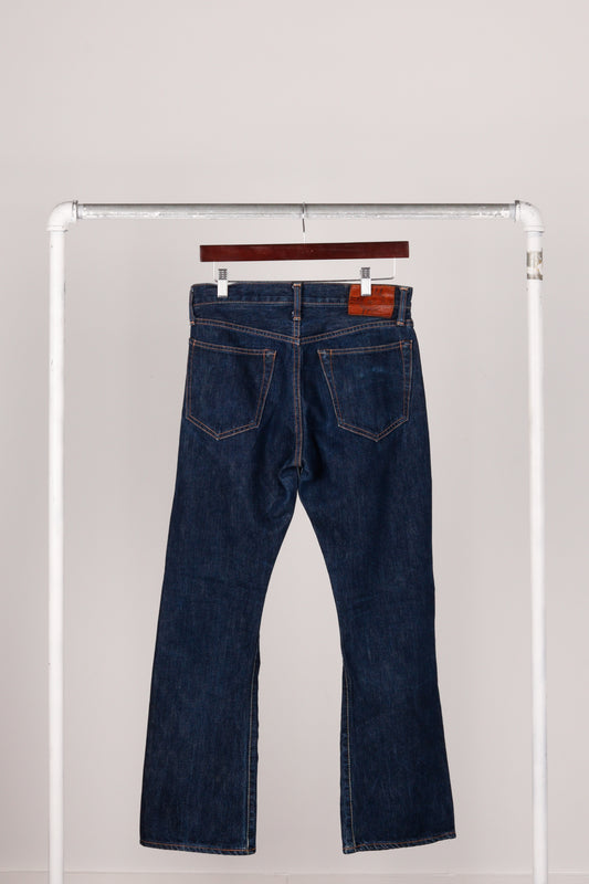 Vintage 1999 Kapital 'Flared Cut' Selvedge Denim Indigo