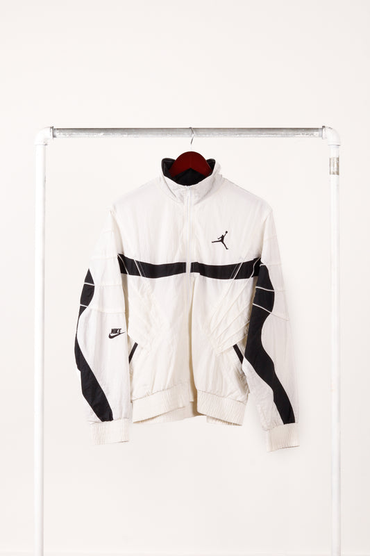 Vintage 1989 Nike Air Jordan 'Flight Suit' Track Jacket White