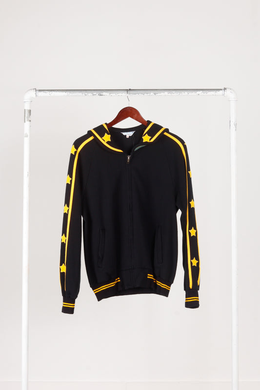 Vintage 80's 'Star Tapped Seam' Sailor Zip-Up Sweatshirt