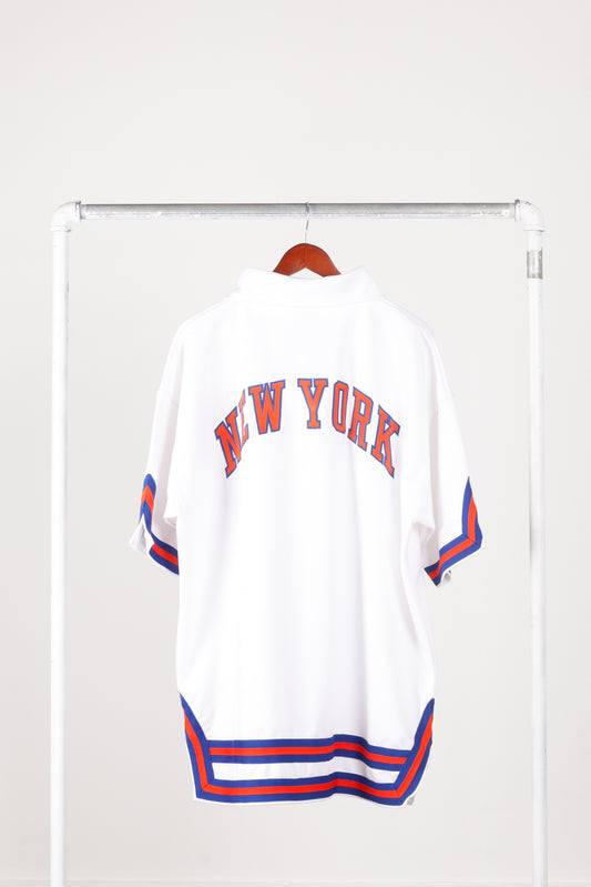 Mitchell & Ness '1969-70 New York Knicks Home' Warm Up Snap Shirt