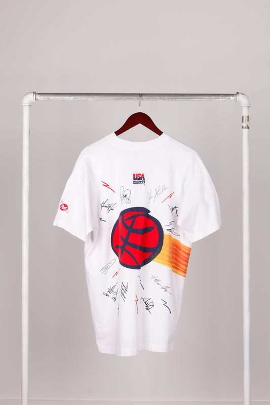 Vintage 1996 Team USA Basketball 'Dream Team Signature' Tee