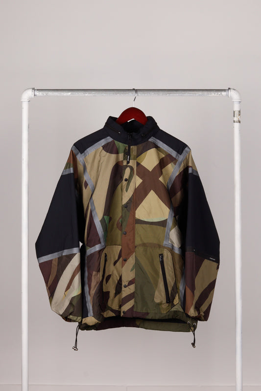 Sacai x KAWS FW21 'Camo Print Nylon Blouson' Jacket (2021)