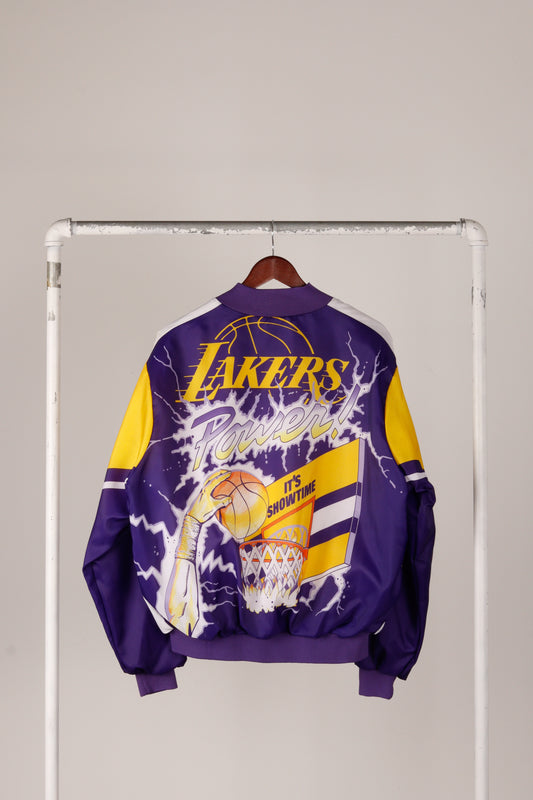 Vintage 90's Chalk Line Los Angeles Lakers 'Power It's Showtime' Jacket