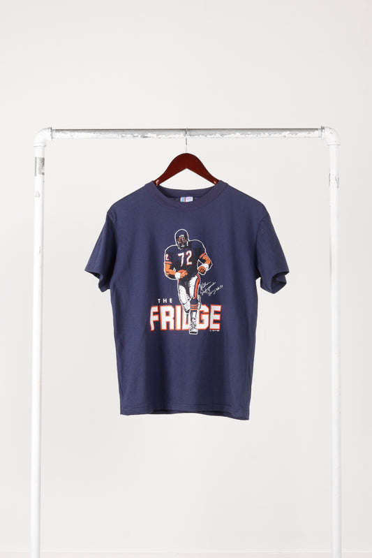 Vintage 1985 Chicago Bears 'William Perry The Fridge' Caricature T-Shirt