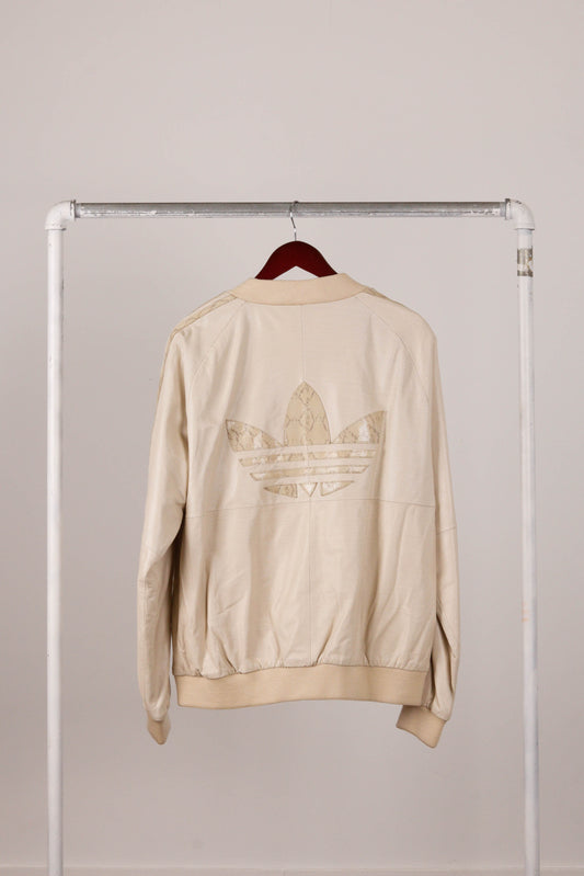 Vintage 2005 adidas 'Original Snakeskin Leather' Track Suit Jacket