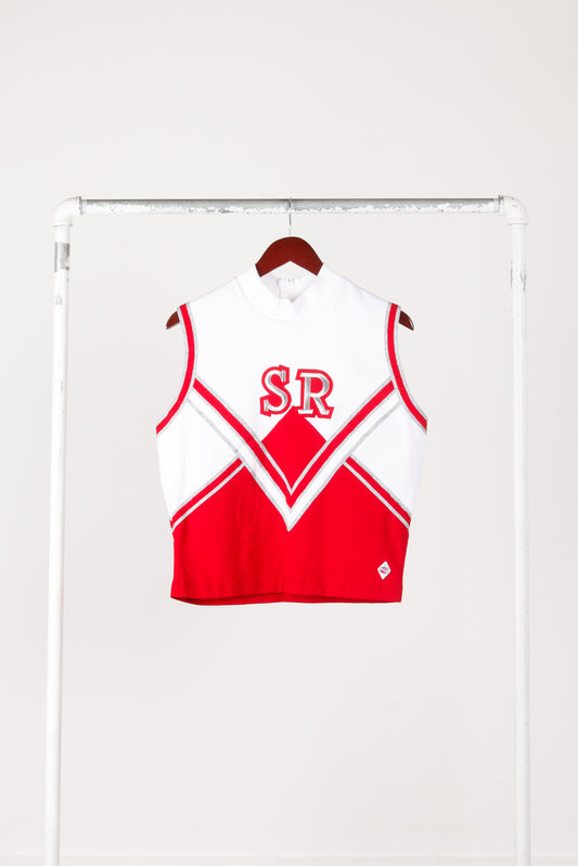 Vintage 90's SR 'Sleeveless Embroidered Cheerleader' Top