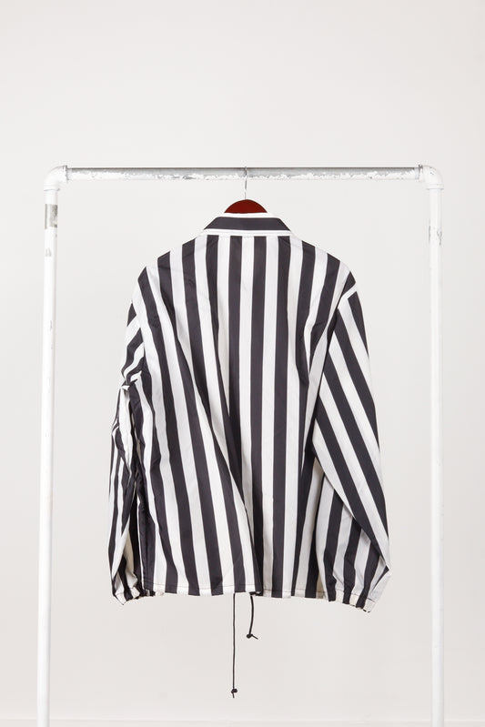 Vintage 80's Butwin 'Vertical Striped' Coach Jacket