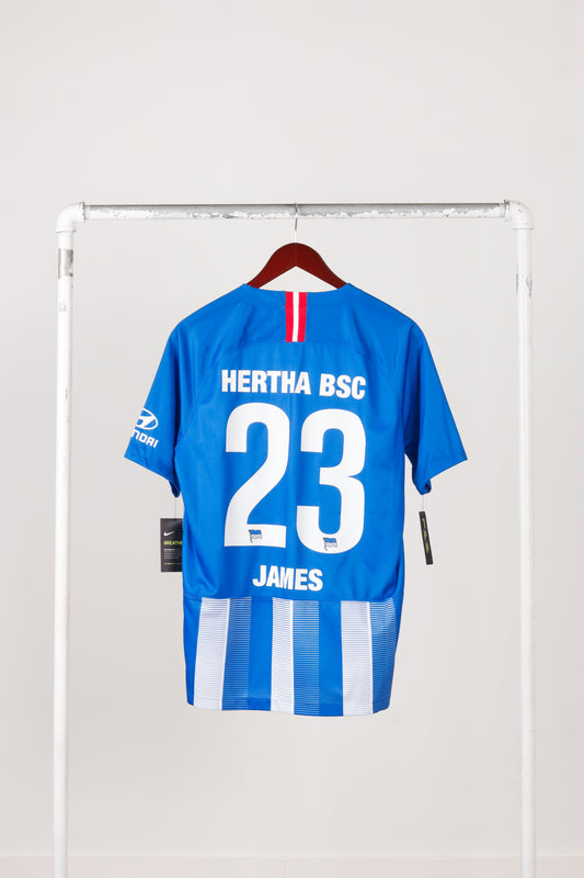 Nike 2018-2019 'Hertha Berlin' Home Soccer Jersey