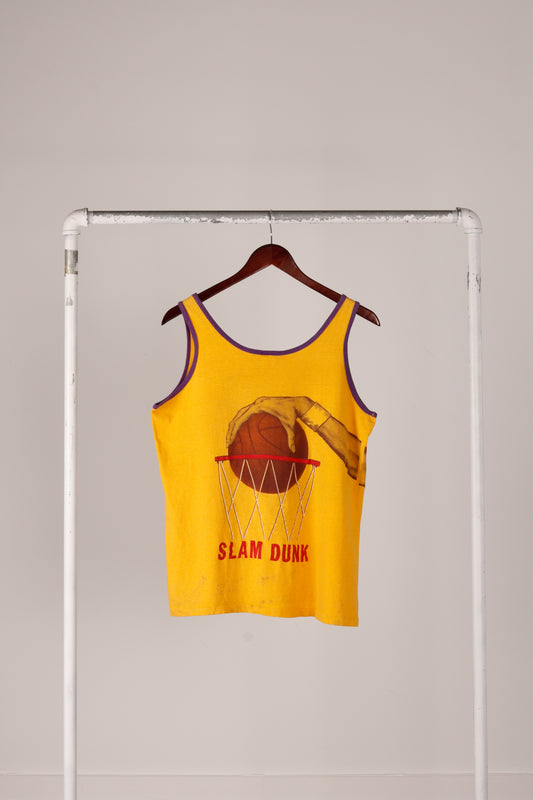 Vintage 1968 Los Angeles Lakers 'Wilt Chamberlin Slam Dunk' Tank Top