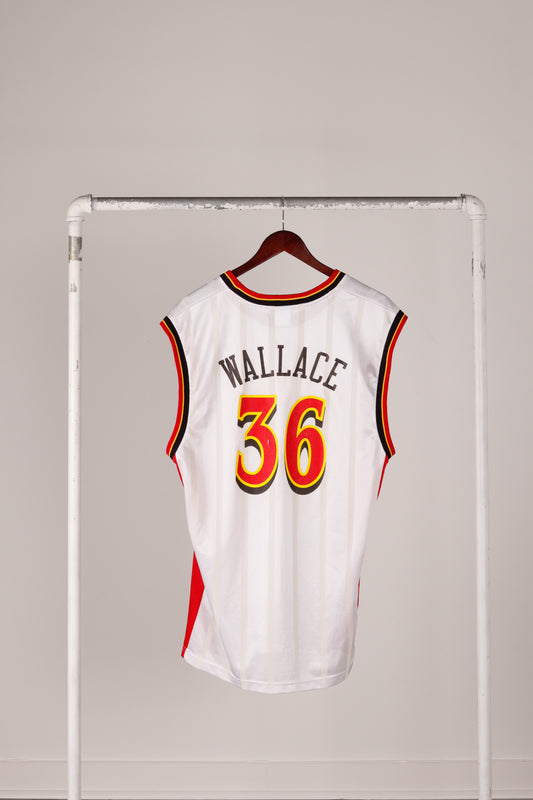 Vintage 2004 Atlanta Hawks 'Rasheed Wallace' Home Jersey White