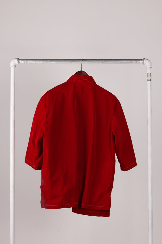 A COLD WALL SS18 'Speckled Polyester Utility' Shirt Red (2018)