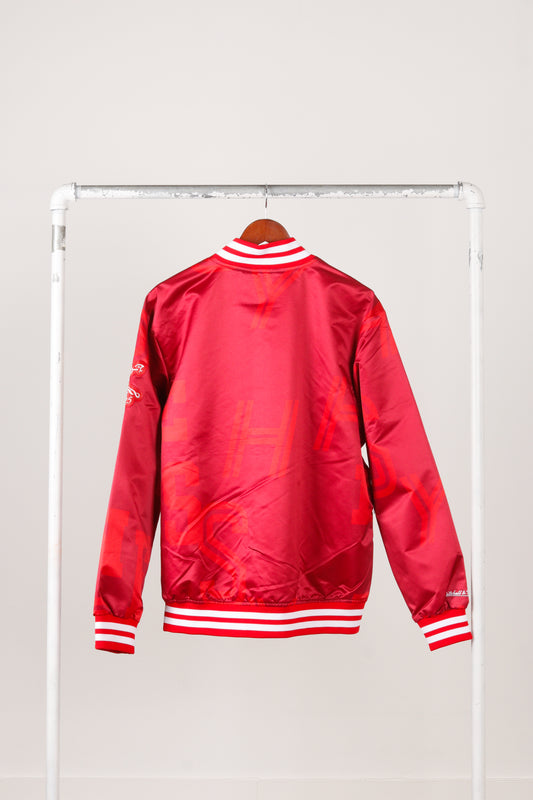 Mitchell & Ness x NBA x Hennessy 'Spell Out Logo' Satin Jacket (2024)