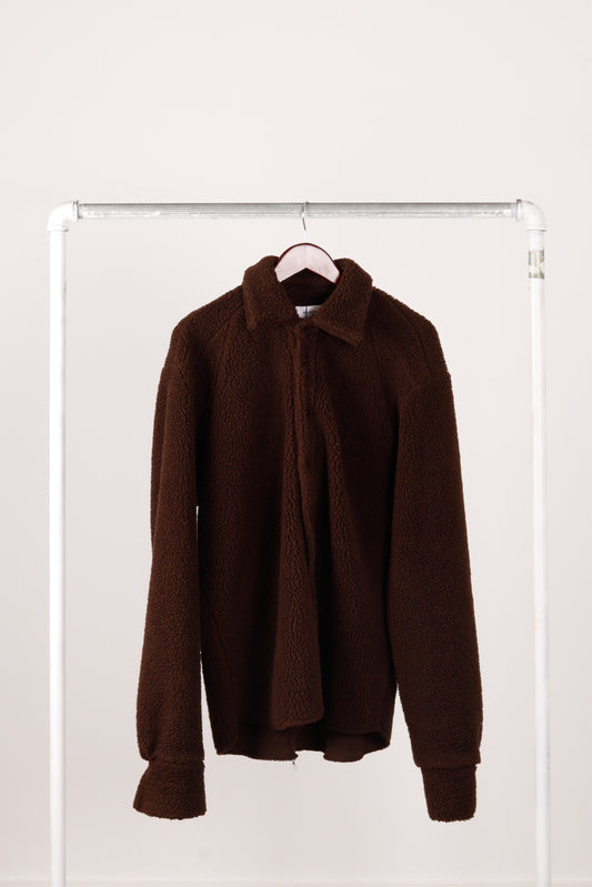 Rhude AW20 'Fleece' Shirt Jacket Brown (2020)