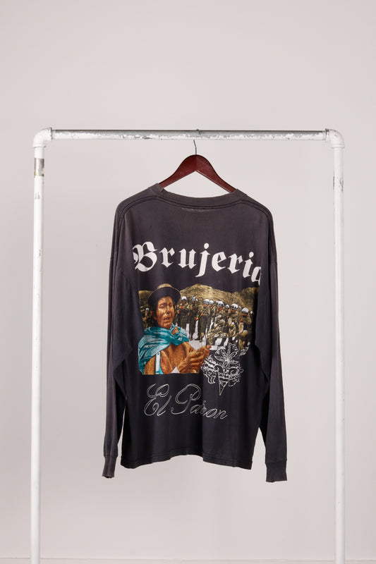 Vintage 1994 Brujeria 'El Patron Double Sided Graphic' L/S T-Shirt