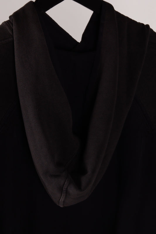 Haider Ackerman SS14 'Cropped' Hooded Sweatshirt Black (2014)