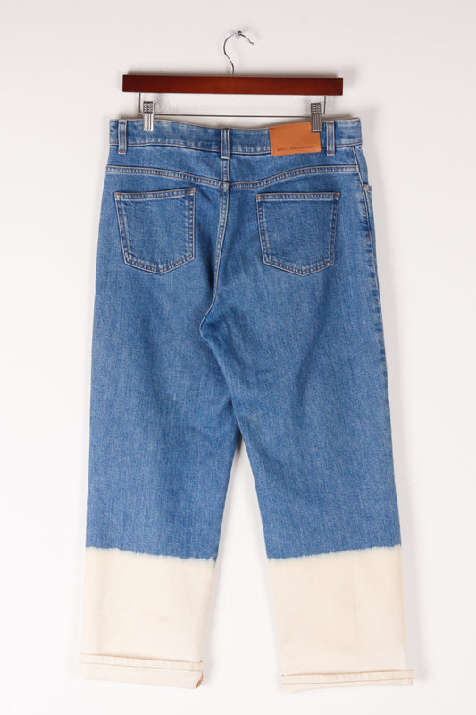 Stella McCartney SS21 'Dip Dyed Cropped' Jeans (2021)