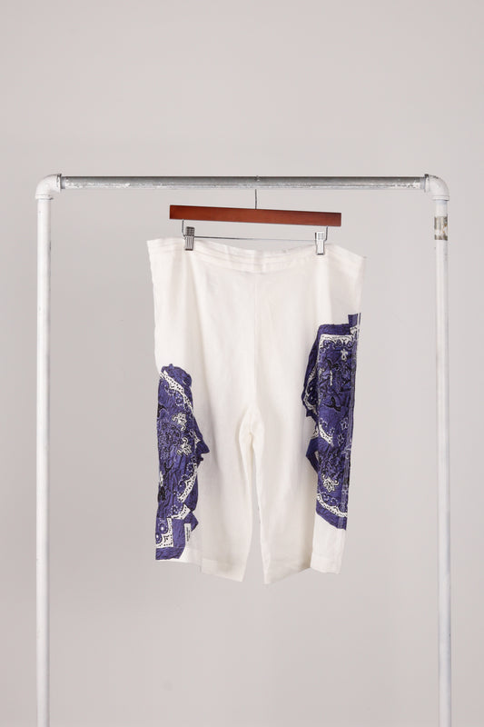 Acne Studios SS23 'Vettori Paisley Print' Linen Shorts (2023)