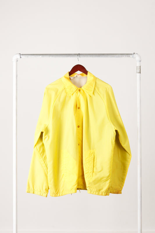 Vintage 70's Champion USA 'Nylon Coach' Jacket Yellow