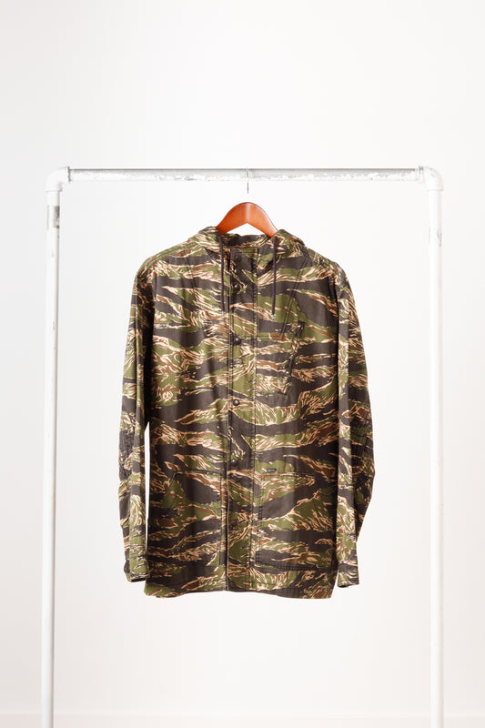 Supreme SS21 'Hooded Face Mask' Parka Tiger Camo (2021)