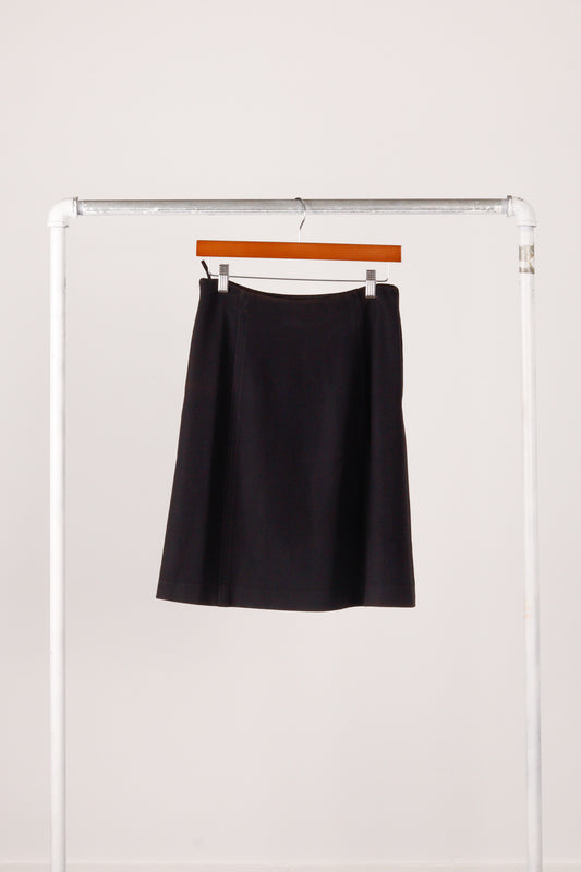 Prada AW15 'Apron Seam Stitched' Pencil Skirt (2015)