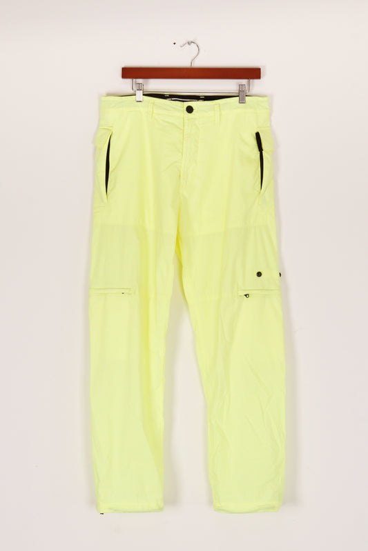 Stone Island SS22 'Paneled Cargo' Pants Neon (2022)