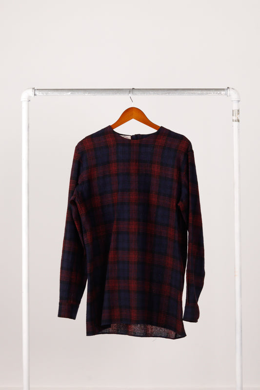 Prada Sport AW11 'Scotch Plaid' Wool Tunic Top (2011)