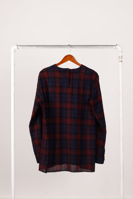 Prada Sport AW11 'Scotch Plaid' Wool Tunic Top (2011)