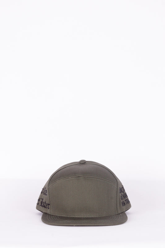 Supreme SS11 ' You Can Surf Later' Military Snapback Cap Olive (2011)