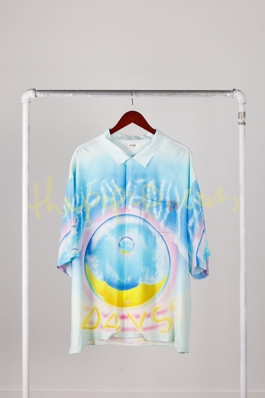 CELINE x Marcelo Lavin FW22 'Heavenly Days' Silk Shirt (2022)