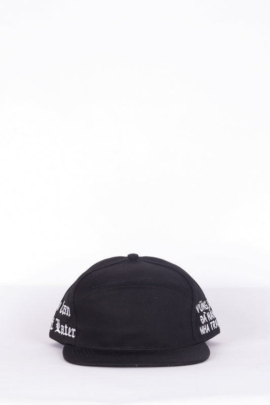 Supreme SS11 ' You Can Surf Later' Military Snapback Cap Black (2011)