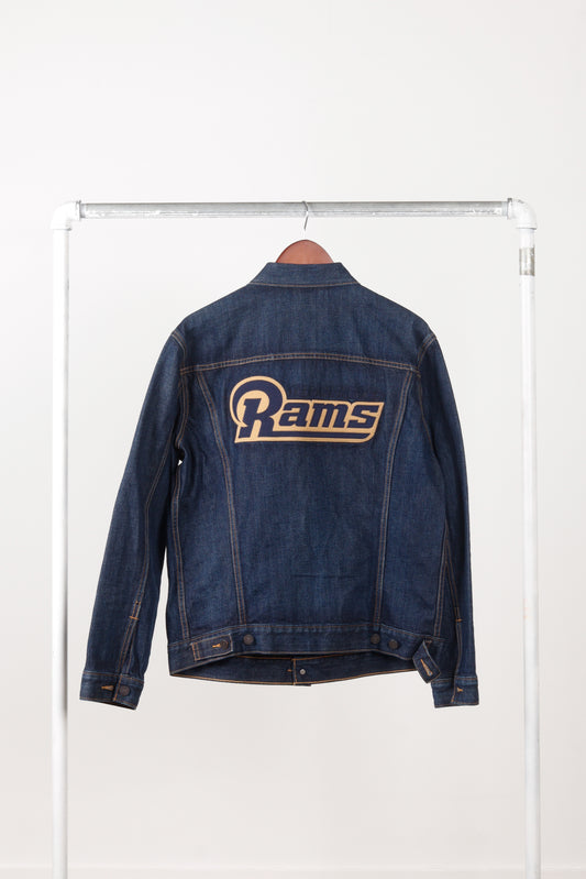 Levis x NFL 'Los Angeles Rams Patch SAMPLE' Denim Jacket Indigo (2017)