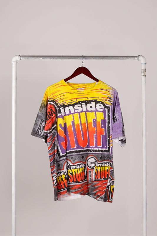 Vintage 1990 NBA Inside Stuff 'MJ All Over Print' Tee