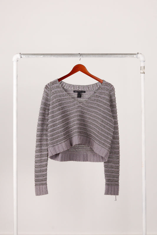 Marc by Marc Jacobs 'Armor Chain Knit Striped' Sweater