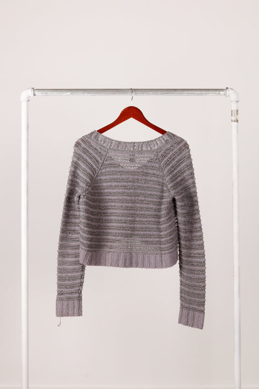 Marc by Marc Jacobs 'Armor Chain Knit Striped' Sweater