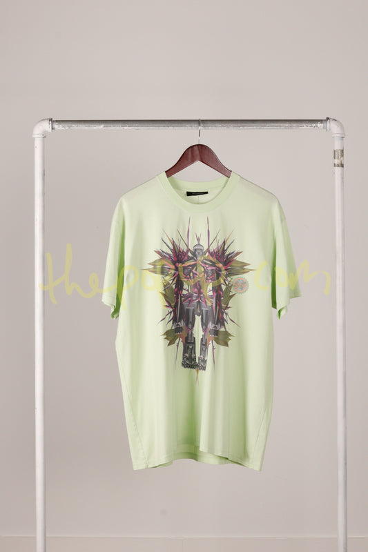 Givenchy Paris SS12 'Birds of Paradise Robot' Tee Volt Green (2012)