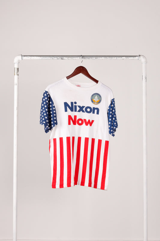 Vintage 1973 Richard Nixon "Now Presidential Inauguration" T-Shirt