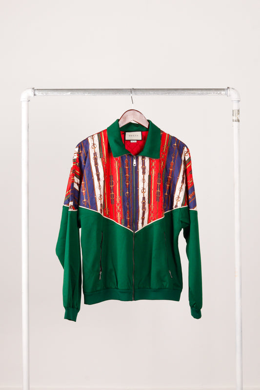 Gucci SS19 'Gancini Belt Print' Track Jacket (2019)