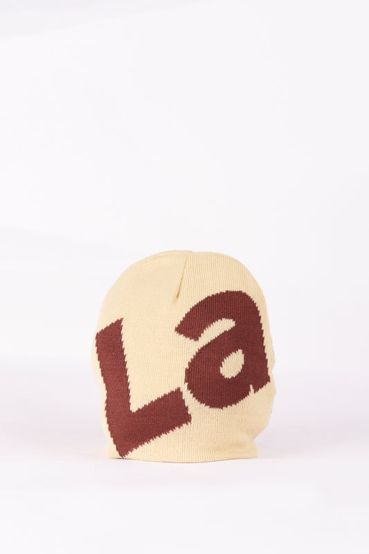 Latte Lisbon Classic Logo Skully Beanie Cream/Mocha